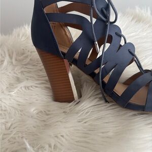 Elegant Blue Women's Heels